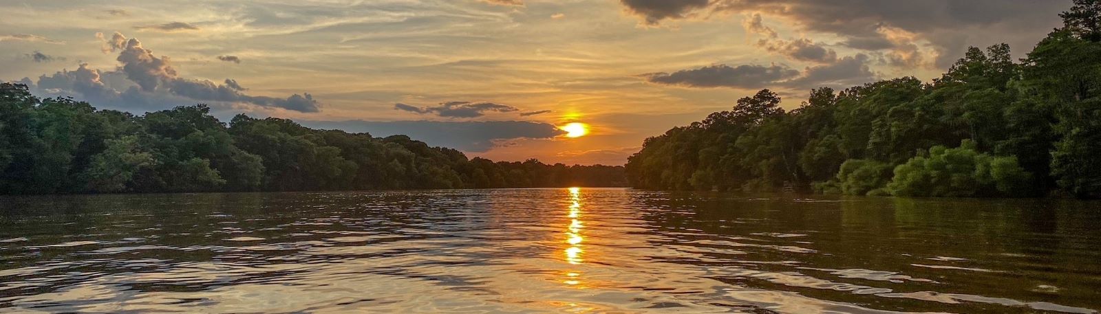 Sunset over the Altamaha River